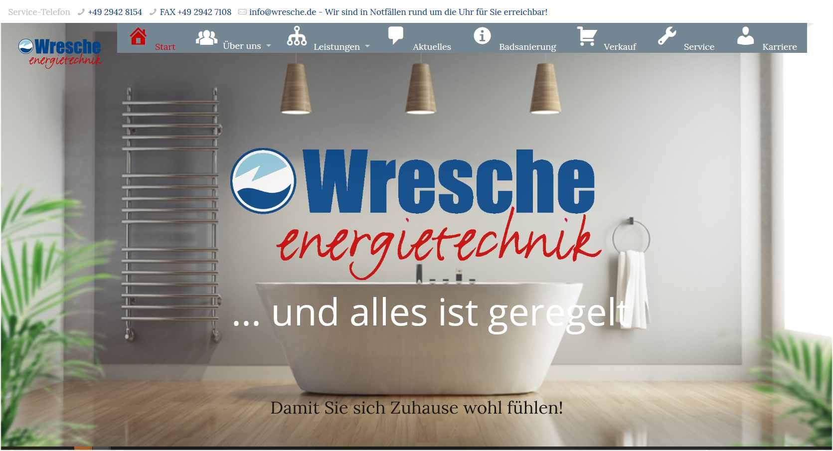 webseite_wresche Webseite A24